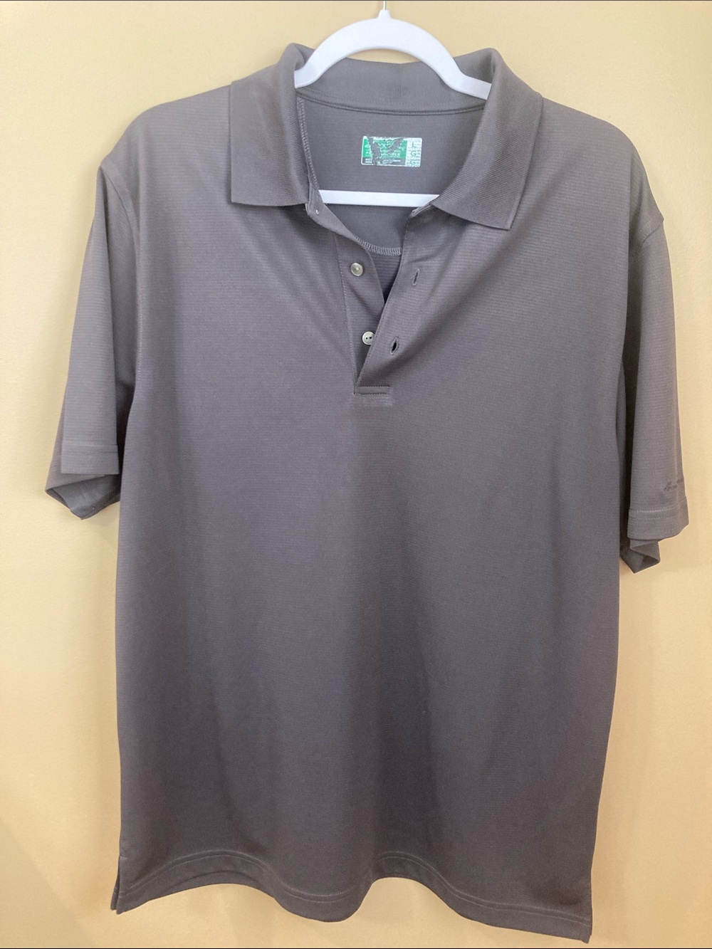 Hogan Men's Gray Taupe Polo Shirt